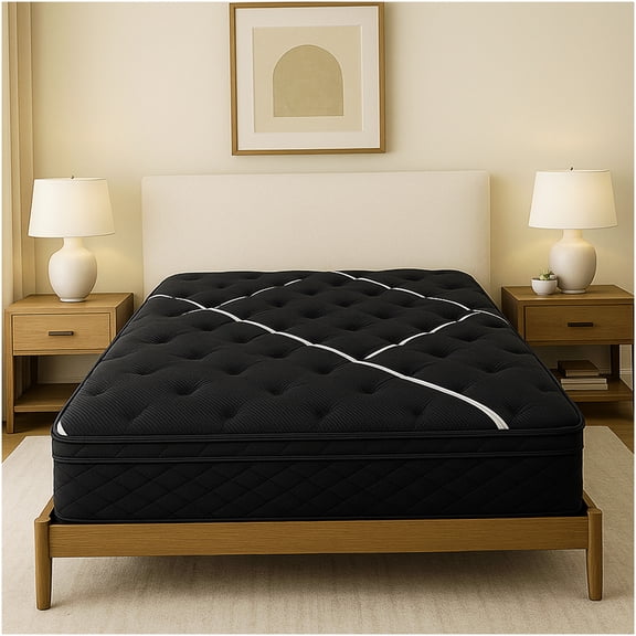 California King Hybrid Mattress, Firm Feel with Cooling Gel & Pocket Coils, Enhanced Edge Support, Motion Isolation, CertiPUR-US Certified