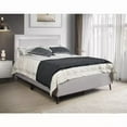 thumbnail image 1 of California King LED Platform Bed Frame with Adjustable Headboard, Light Gray, 1 of 3