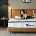 thumbnail image 1 of California King Mattress, (Upgrade Strengthen) 12 Inch Cal King Mattress in a Box, Hybrid Matterss with Pocket Spring and Soft Foam, Ultimate Motion Isolation, Strong Edge Support, Medium Firm, 1 of 9