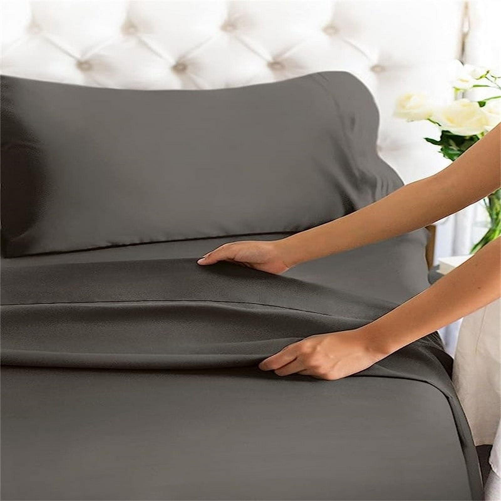 California King Sheets for Adjustable Beds 06 - Grey - California King ...