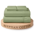 thumbnail image 1 of Dee's Collection 800 TC 4 Piece Sheet Set 15 Inch Deep pocket 100% Egyptian Cotton RV King Size, Moss Color, 1 of 6