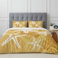 California King Size Duvet Cover 4 Piece Bedding Set Abstract Starfish ...