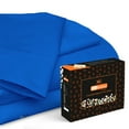 thumbnail image 1 of California King Size Egyptian Cotton Bed Sheets 800 TC Sheet Set Egyptian Blue Solid Cotton 15" Deep, 1 of 5