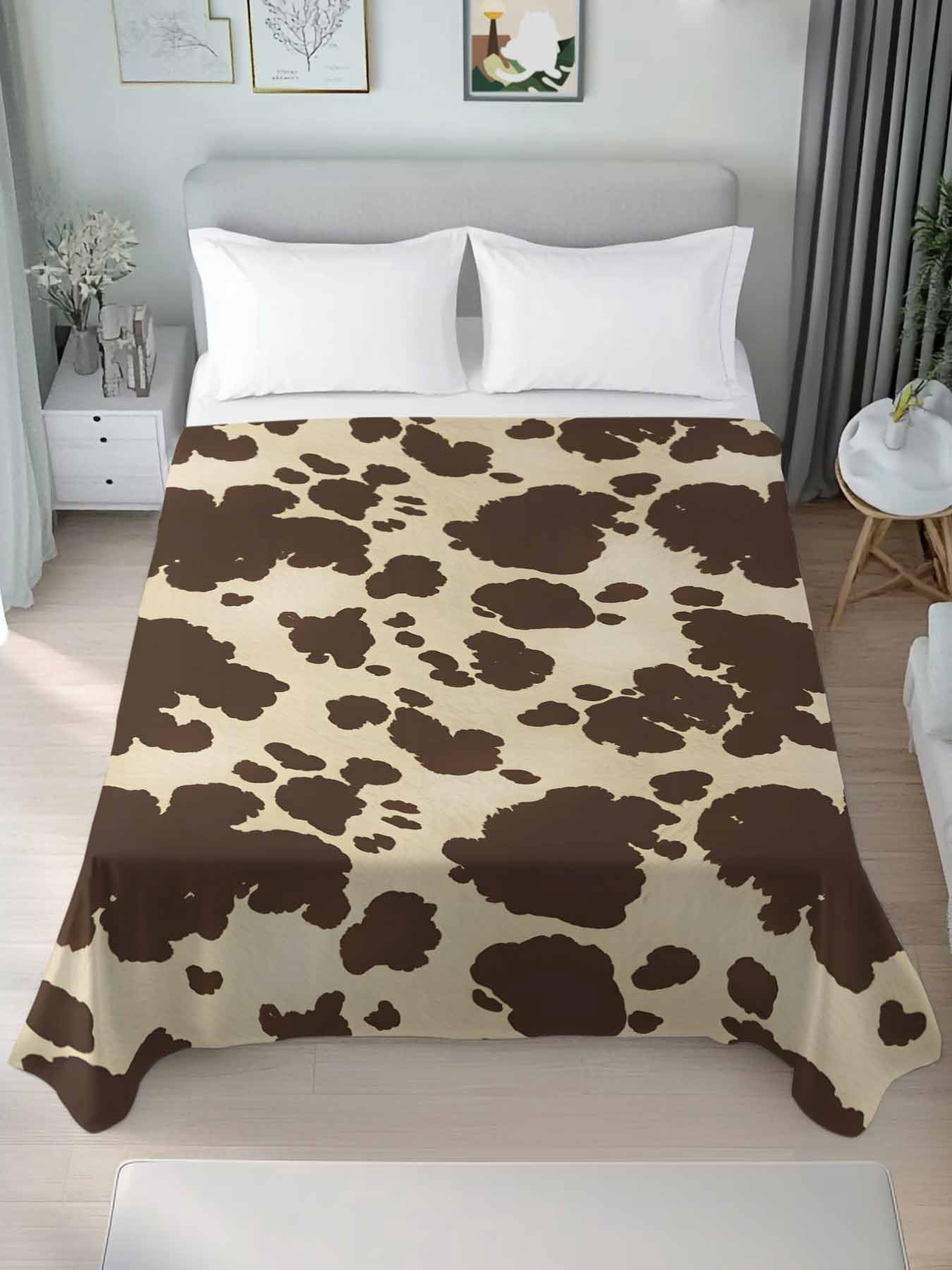 Cow Print Bed Sheets