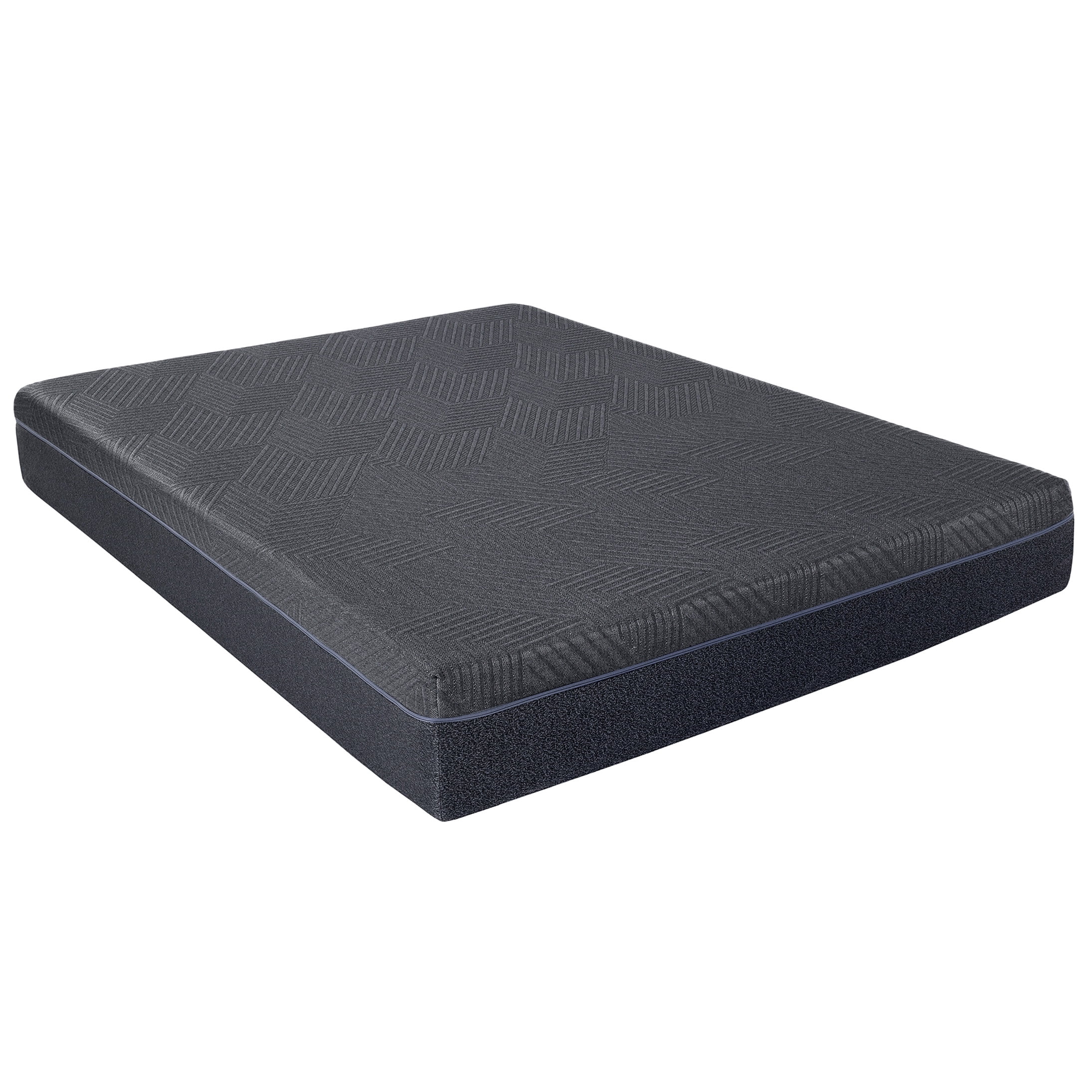 California King Size Gel-Infused Memory Foam Mattress in a Box, Medium Firm Feel, CertiPUR-US Certified, Dark Gray, Pressure Relieving, Cool Sleep & Motion Isolation