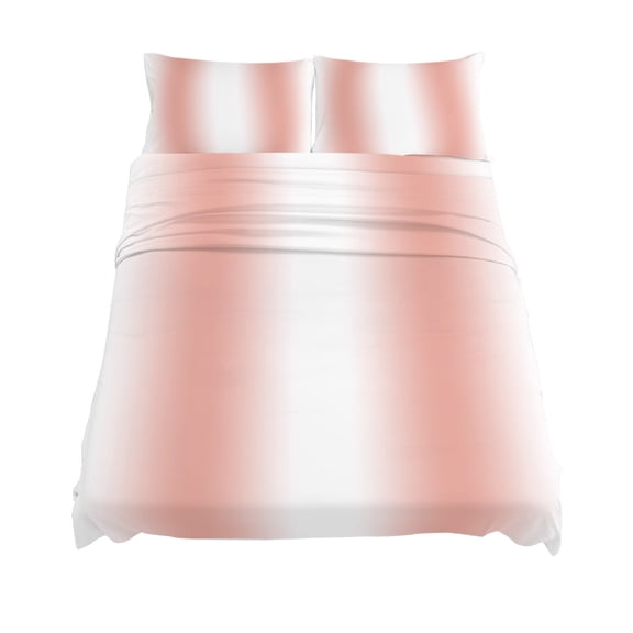 California King Size Pink White Ombre Sheet Sets Gradient Color Soft Breathable Microfiber Bed Sheets Deep Pockets 4 Piece Bed Sheets Set, 1 Fitted Sheet, 1 Flat Sheet & 2 Pillowcases
