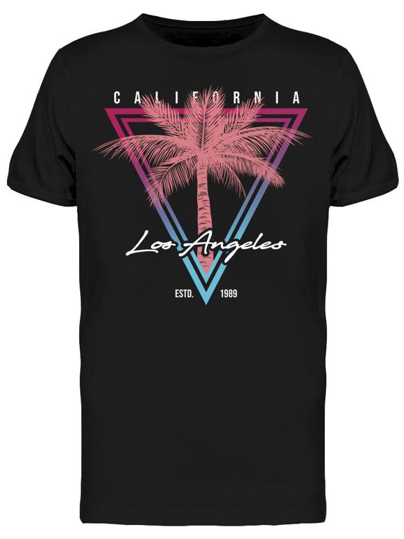 California L.a. Palm Tree T-Shirt Men -Image by Shutterstock, Male Large