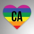 thumbnail image 1 of California LGBT Pride State 2-Pack Decal Sticker 3.25 Inches UV Resistant Laminate | PD825, 1 of 1