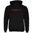 thumbnail image 1 of California License Plate Black Adult Hoodie, 1 of 1