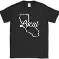 thumbnail image 1 of California Local T-Shirt Funny Humor State Pride CA Location Gift Tee - Black, 2XL, 1 of 1