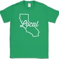 thumbnail image 1 of California Local T-Shirt Funny Humor State Pride CA Location Gift Tee - Green, 3XL, 1 of 1