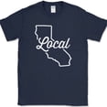thumbnail image 1 of California Local T-Shirt Funny Humor State Pride CA Location Gift Tee - Navy, 4XL, 1 of 1