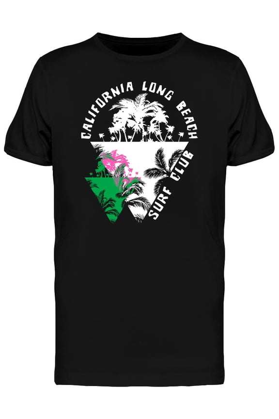 California Long Beach Surf T-Shirt Men -Image by Shutterstock, Male XX-Large