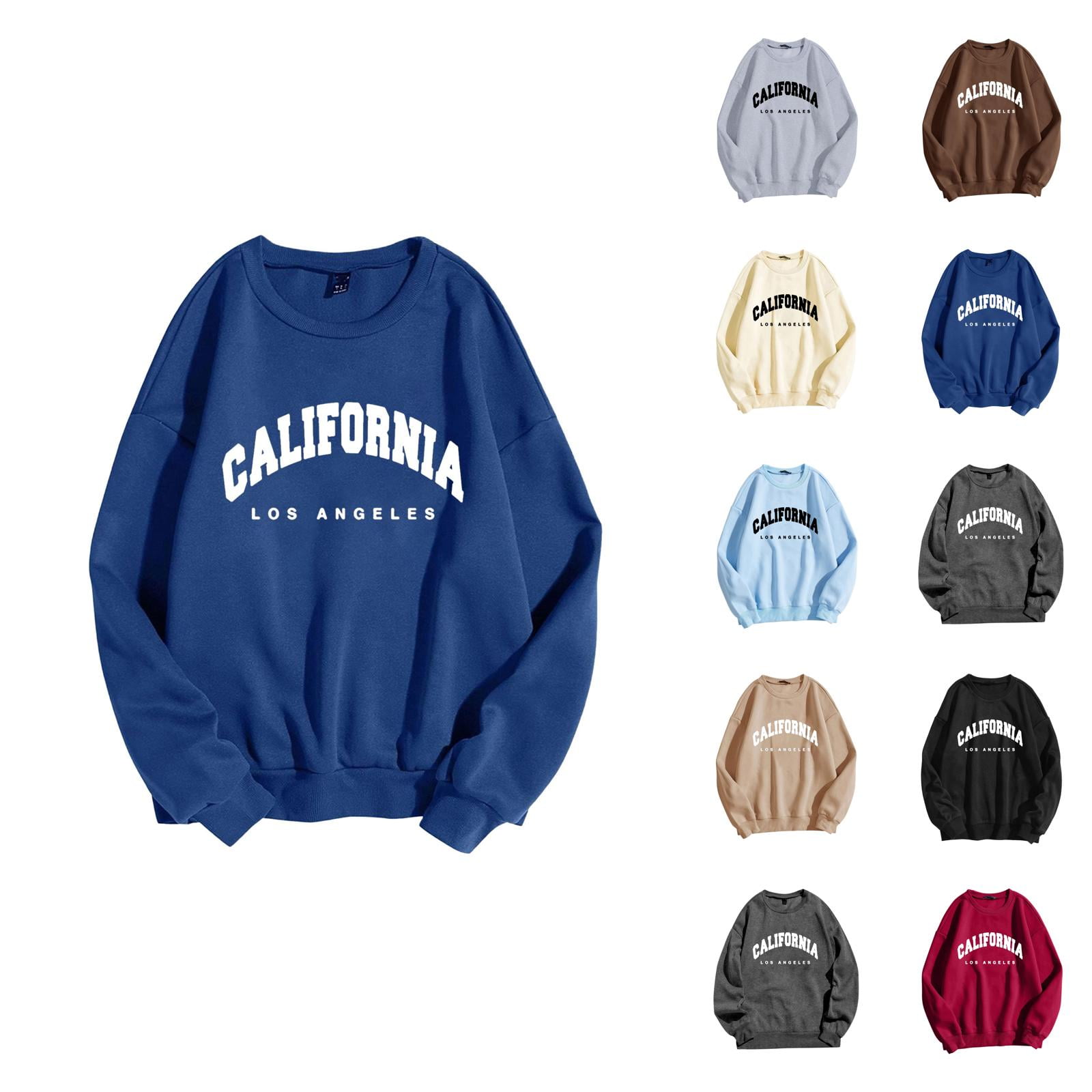 LOS ANGELES CALIFORNIA Graphic Quarter-Snap Sweatshirt main image 1