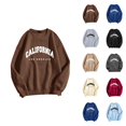 thumbnail image 1 of California Los Angeles Womens Sweatshirt 2026 Fall Winter Fashion Long Sleeve Crewneck Graphic Sweatshirts Pullover Tops, 1 of 6