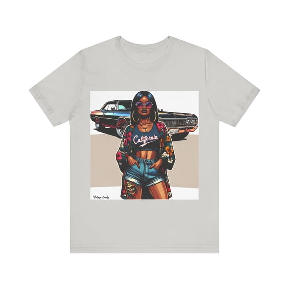 California Love Women's Relaxed Fit Short-Sleeve Crewneck T Shirt