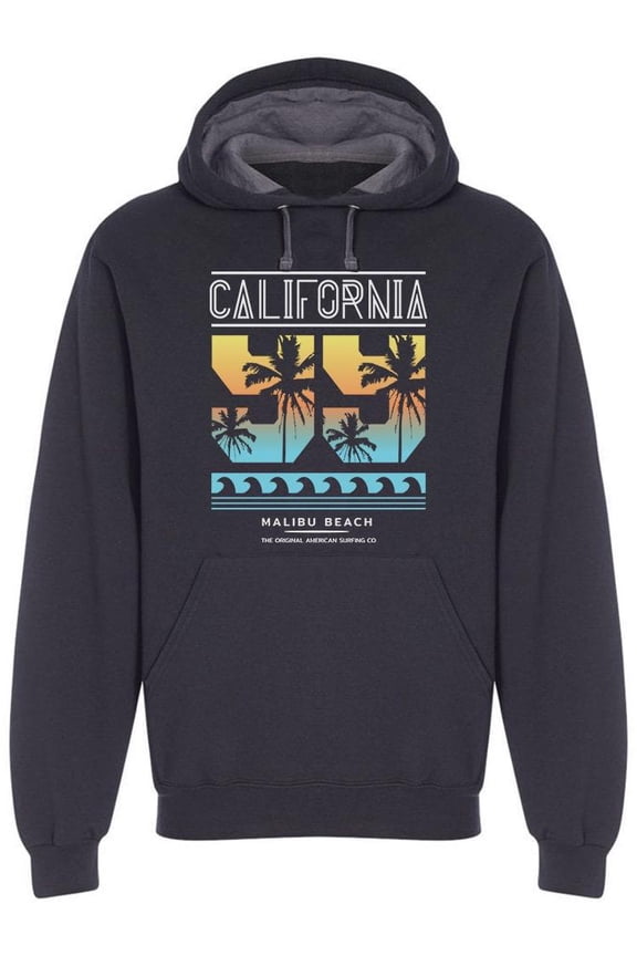 California, Malibu Beach Hoodie Men -Image by Shutterstock, Male Medium