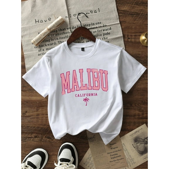 California Malibu Printed Casual T Shirt