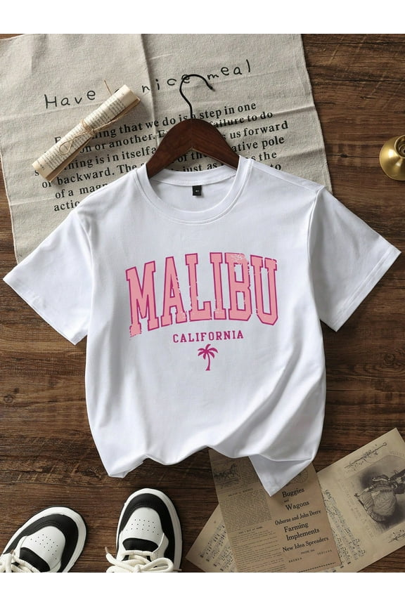 California Malibu Printed Casual T Shirt