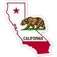 thumbnail image 1 of California Map California Bear Vinyl Decal Bumper Sticker 4.5” X 5”, 1 of 3