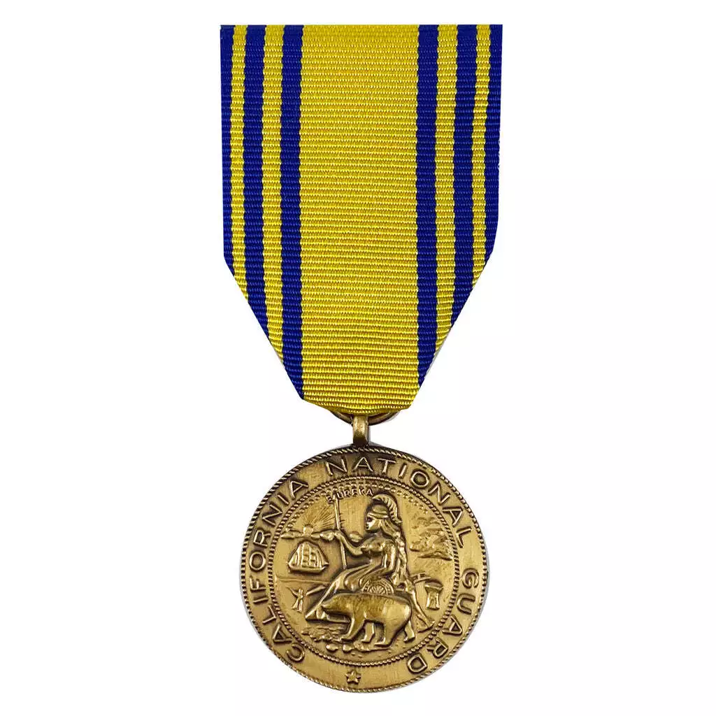 California National Guard Good Conduct Award Medal Full Size Official Licensed