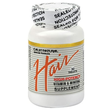 California Natural - Hair Vitamin & Mineral Supplement - 30 Tablets