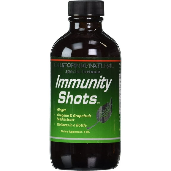 California Natural Immunity Shot Synergistic Blend, Dietary Supplement, 4oz, 2-Pack