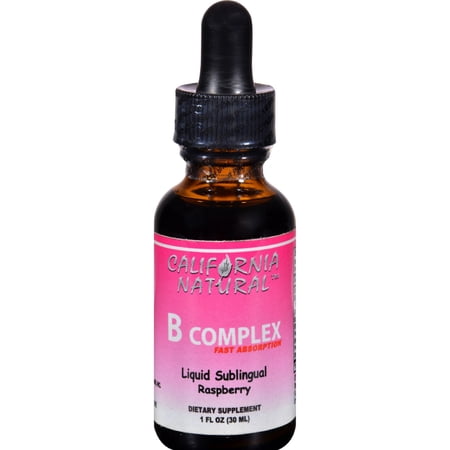 California Natural Vitamins - B Complex Liquid 1 oz