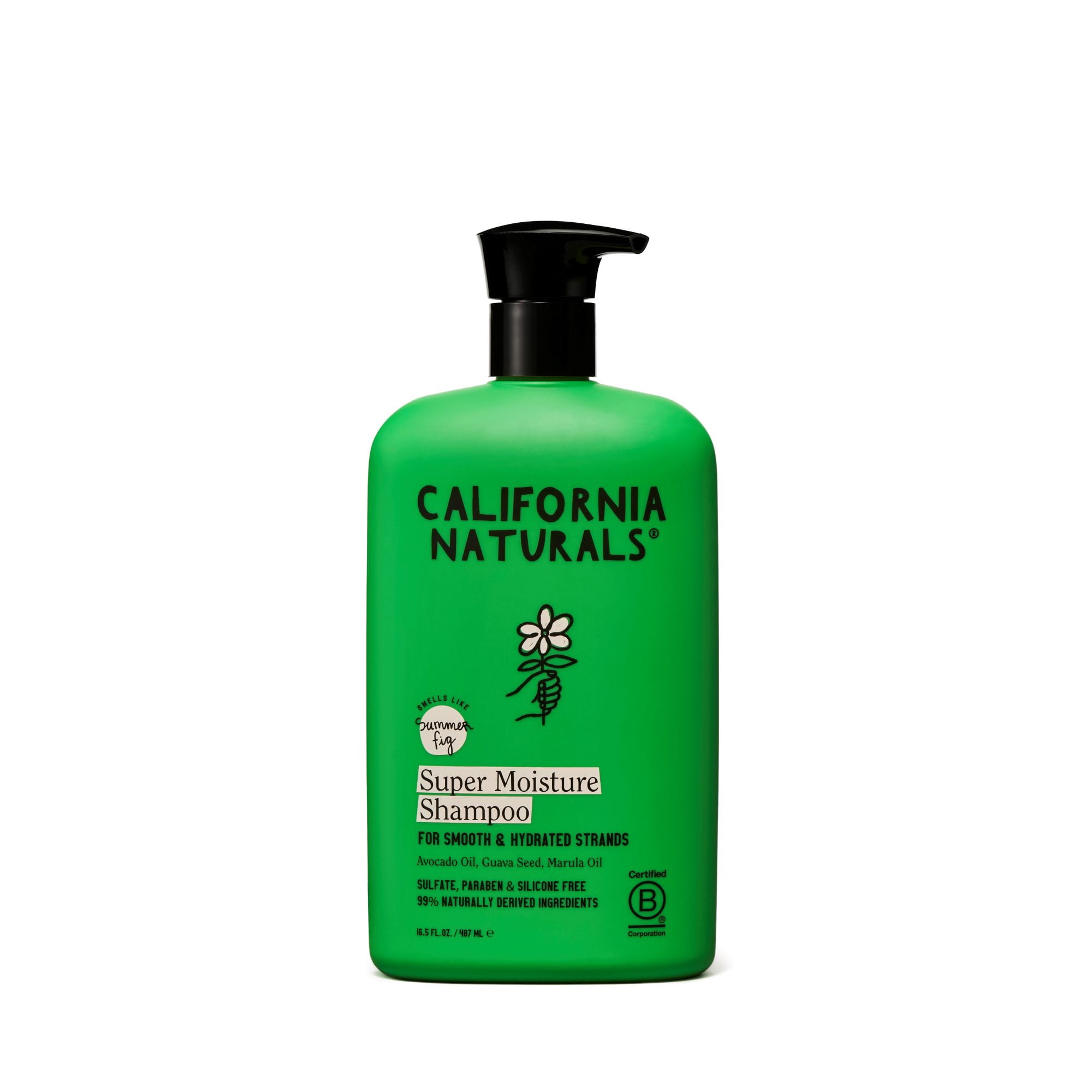 California Naturals Super Moisture Shampoo For Dry Damaged Hair, Hydrating Shampoo, Scalp