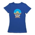 thumbnail image 1 of California, Nevada, Tahoe Lake Forest Medium Front Graphic Women T-Shirt, Female Medium, 1 of 4