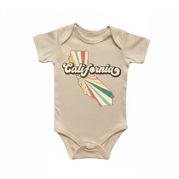 California Newborn Baby Bodysuit