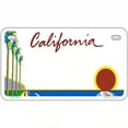 thumbnail image 1 of California Novelty State Blank Metal License Plate 7" x 4" Motorcycle, 1 of 1