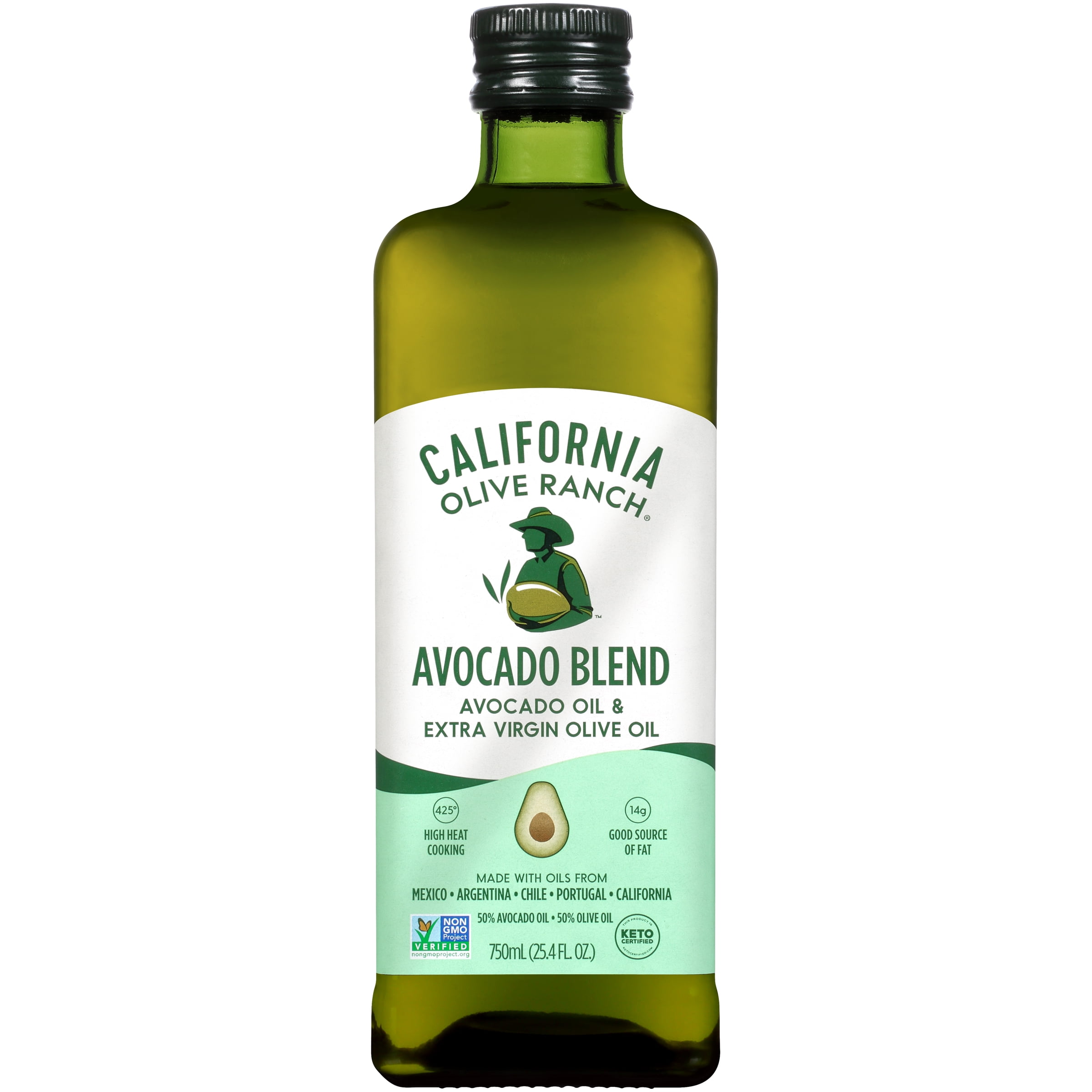 California Olive Ranch Avocado Blend Extra Virgin Olive Oil, 25.4 fl oz Pack Of 6