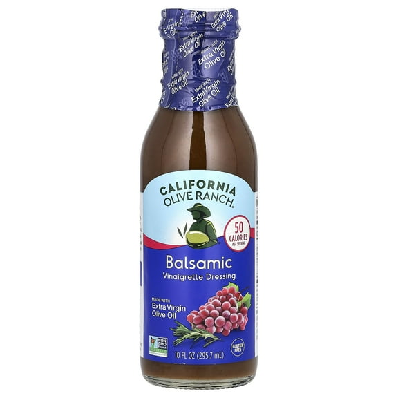 California Olive Ranch Balsamic Vinaigrette Dressing 10 oz (Pack Of 6)