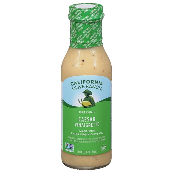 California Olive Ranch Caesar Vinaigrette Salad Dressing, 10 Fluid Ounces