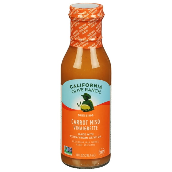 California Olive Ranch Carrot Miso Vinaigrette, 10 Fluid Ounces