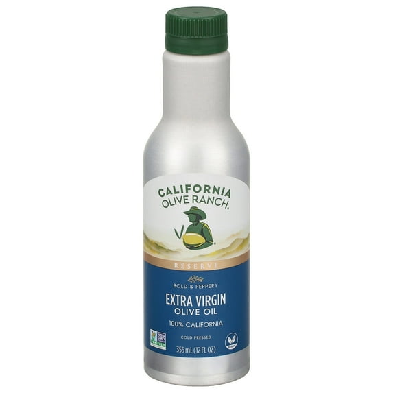 California Olive Ranch Extra Virgin Olive Oil Bold & Peppery - Aluminum Bottle - 12 fl oz Pack of 2