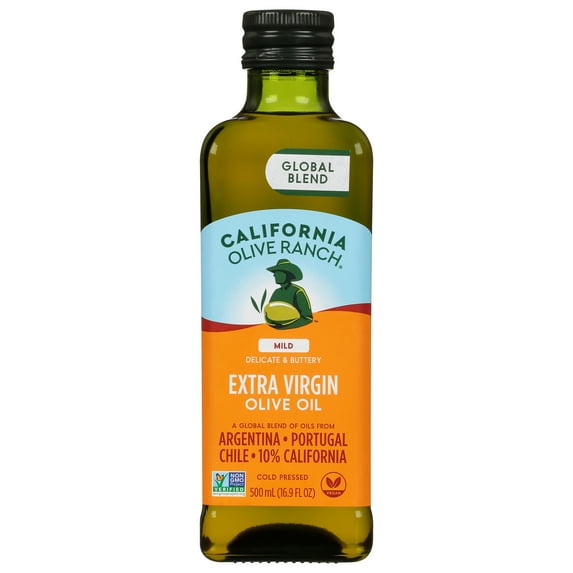 California Olive Ranch Global Mild EVOO 500 ml 16.9 oz (Pack Of 6)