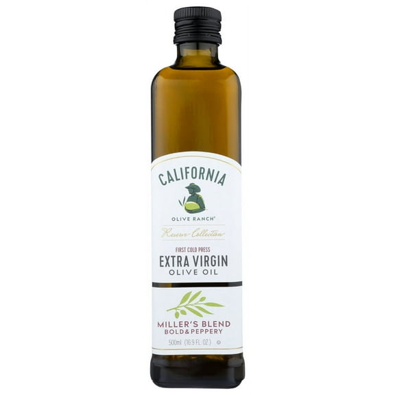 California Olive Ranch Reserve Collection Miller's Blend Bold & Peppery Extra Virgin Olive Oil 16.9 fl. oz. Bottle
