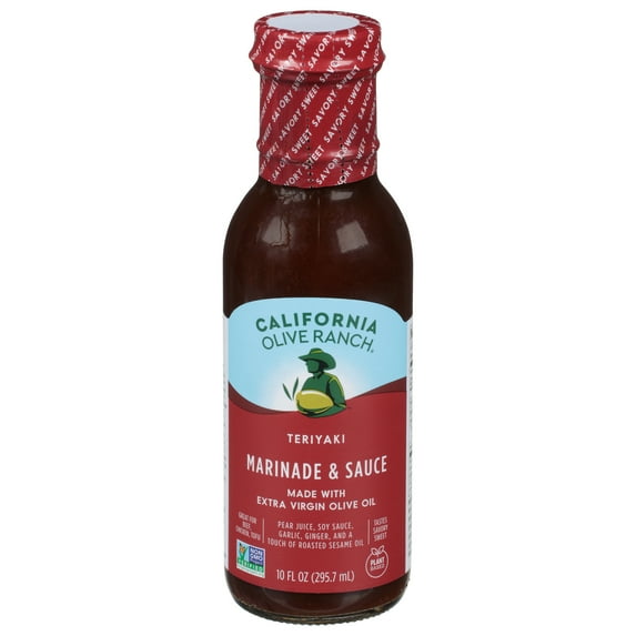 California Olive Ranch Teriyaki Marinade and Sauce, 10 Fluid Ounces
