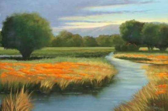 California Orange Canvas Art - Julie Peterson (12 x 18)