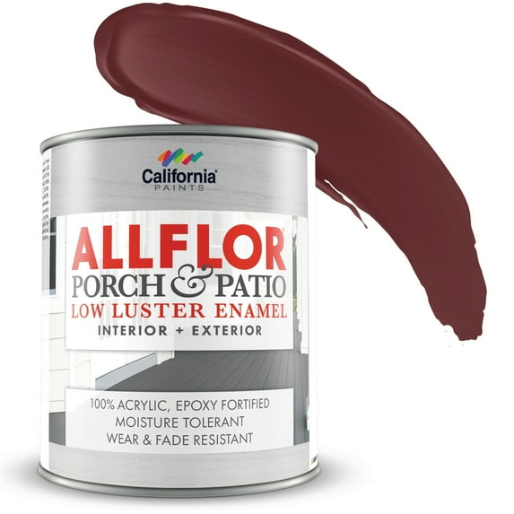 California Paints ALLFLOR Porch, Tile Red, 1 Quart