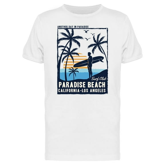 California Paradise Beach T-Shirt Men -Image by Shutterstock, Male 3X-Large