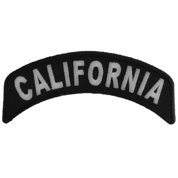 California Patch Iron on State Rocker