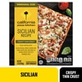 thumbnail image 1 of California Pizza Kitchen Sicilian Recipe Pizza Personal Size Frozen Food with Crispy Thin Crust, 5.9 oz, 1 of 10