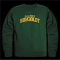thumbnail image 1 of California Polytechnic State University Humboldt Lumberjacks Arch Crewneck Sweatshirt, Forest Green - Small, 1 of 1