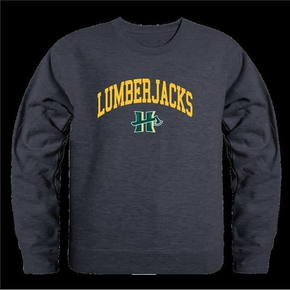 California Polytechnic State University Humboldt Lumberjacks Campus Crewneck Sweatshirt, Heather Charcoal - Large