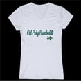 thumbnail image 1 of California Polytechnic State University Humboldt Lumberjacks Script Women T-Shirt, White - Extra Large, 1 of 1