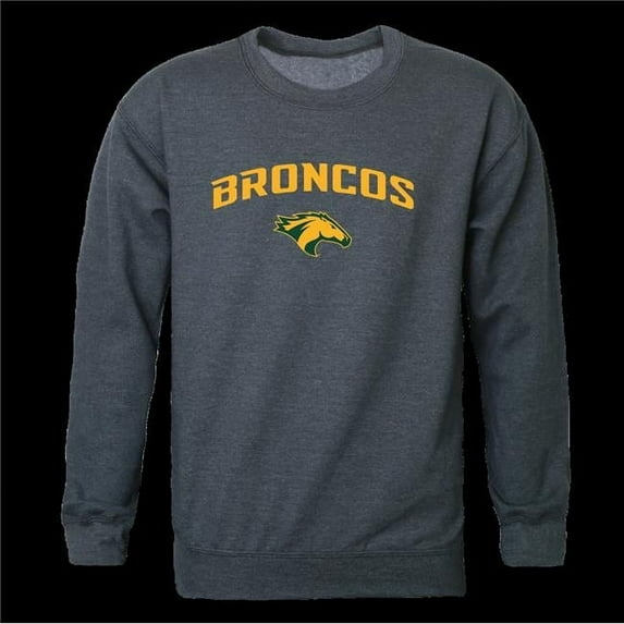 California Polytechnic State University Pomona Broncos Campus Crewneck Sweatshirt, Heather Charcoal - Medium