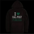 thumbnail image 1 of California Polytechnic State University Pomona Broncos I Love Hoodie, Black - Extra Large, 1 of 1